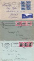 Südafrika:3 Briefe,alle nach CH gelaufen