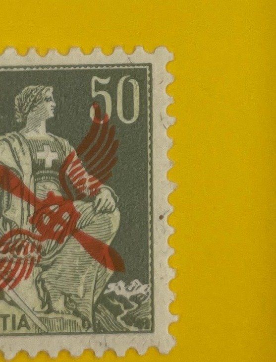 Tutti i francobolli: 1919 Flugpost Nr. 2 ungestempelt mit Prüfzeichen – Usato da Sirnach venduto da Melisangi 3