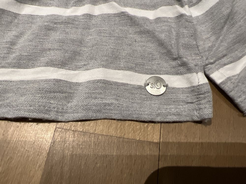 S.Oliver Chemisiers: s.Oliver Shirt Damen Grösse 42 gestreift grau weiss – D'occasion à Münsingen par est_s6vf 3