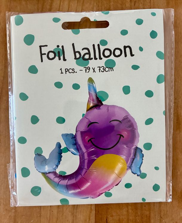 Toutes les décorations: 4er Set Folienballone - Tiger, Regenbogen, Rakete, Wal 🎈 – Neuf avec emballage d'origine à Zürich par tersus1981 4