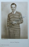 Werner Pittschau (1902-1928, Unfall) Schauspieler -Autogramm
