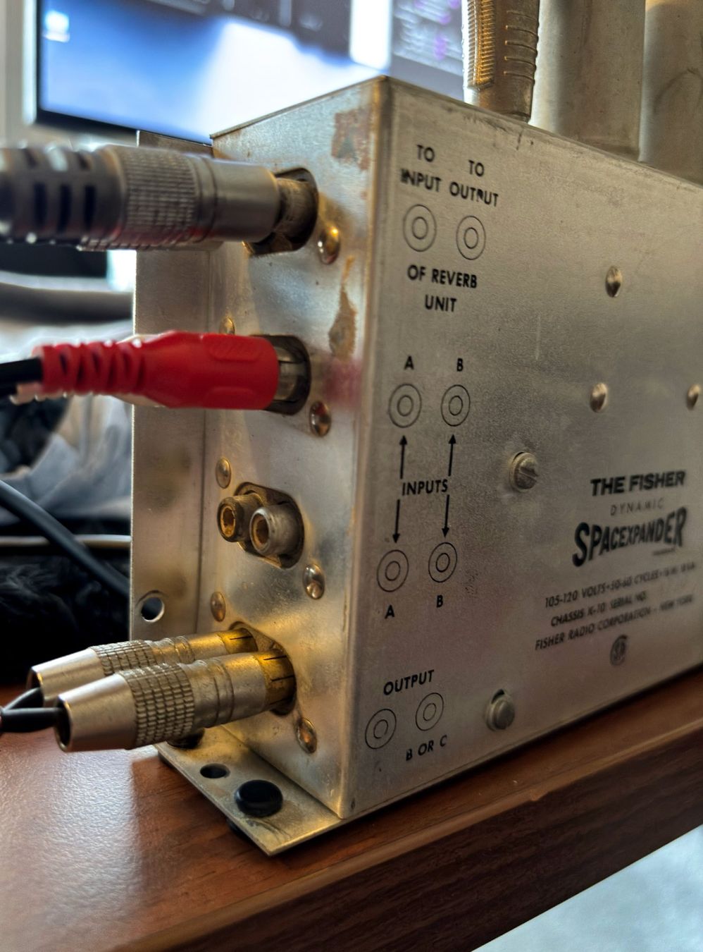 Strumenti musicali: Fisher K-10 spacexpander spring reverb effect K10 – Usato da Lausanne venduto da mpampouras 2