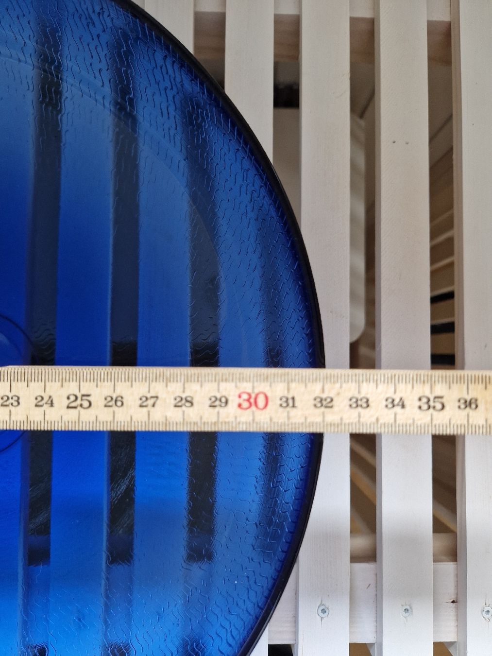 Ciotole: Grosse blaue Glasschale, Durchmesser ca 30cm – Nuovo (secondo la descrizione) da Weggis venduto da Oswadan 2