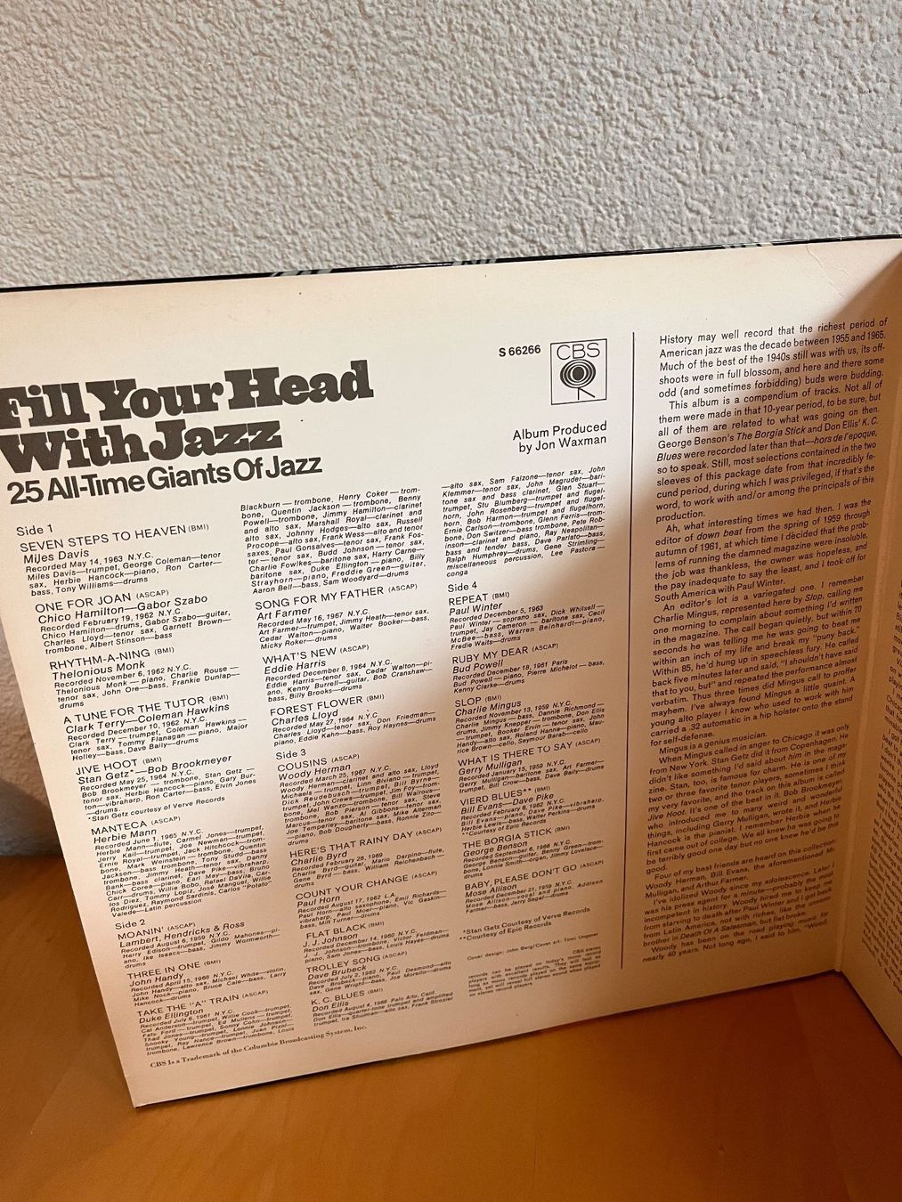 Dischi in vinile: Fill Your Head With Jazz, Schallplatte – Usato da Rüdlingen venduto da Timber_11 2