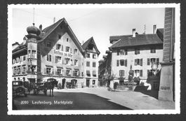 Laufenburg Marktplatz mit Gasthaus zum Adler