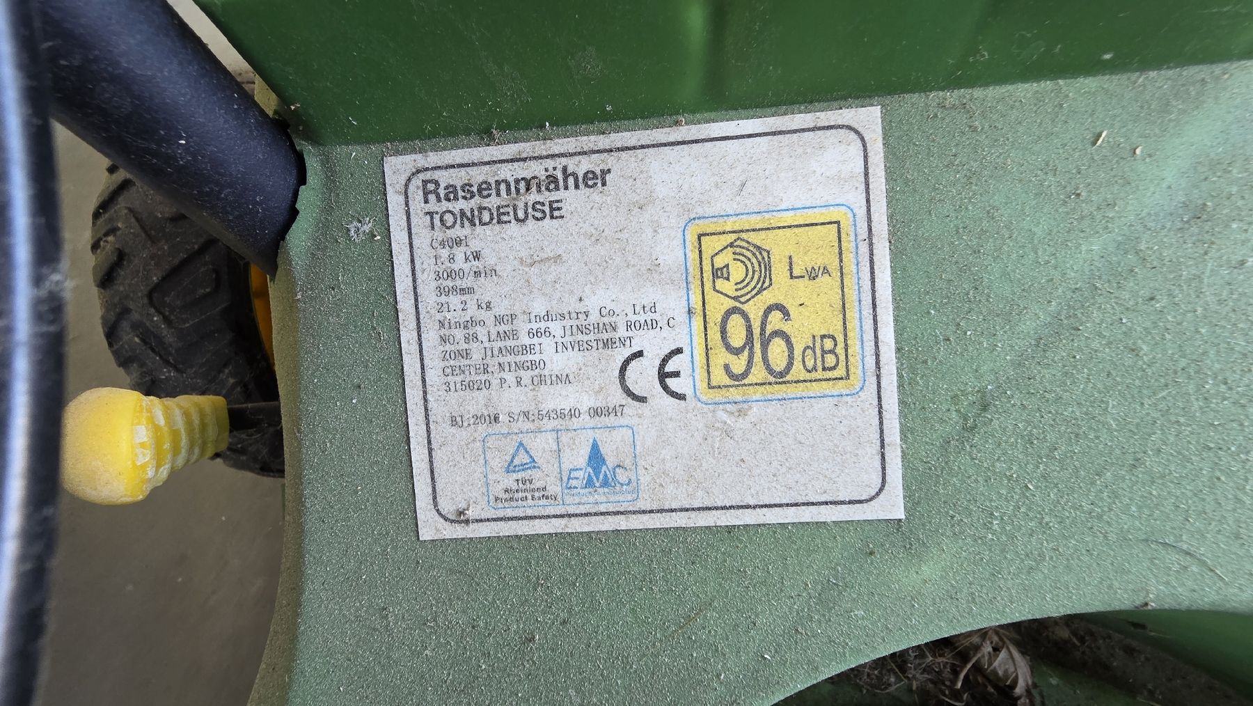 Tagliaerba: Rasenmäher/ lawnmower – Usato da Düdingen venduto da fractale 1