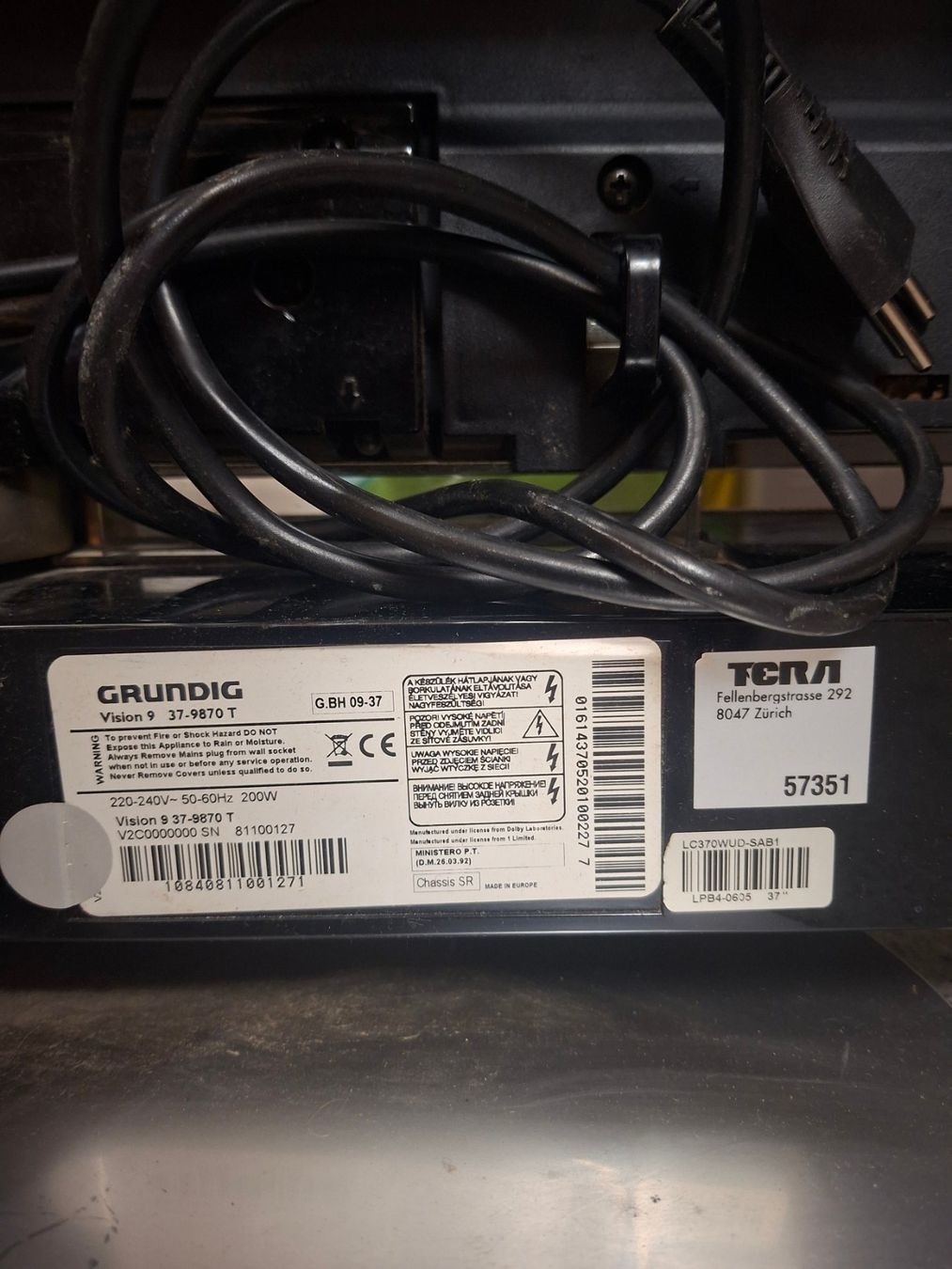 Grundig Appareils TV: Grundig TV – D'occasion à Zürich par rohner 2