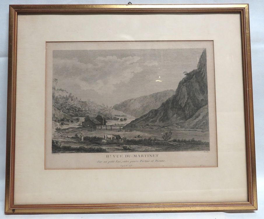 Gravure, Vue Perspective Des Ruines De Cartage
