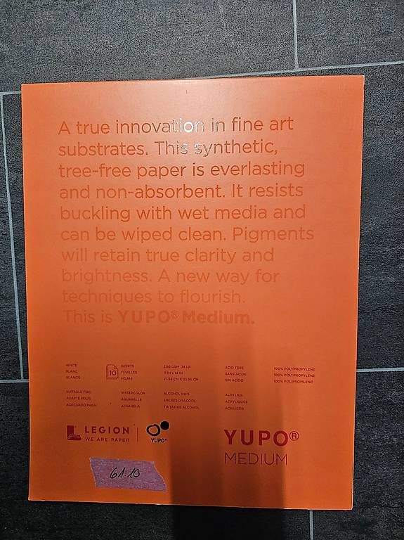 Papier: Legion Yupo medium und haevy – D'occasion à Dulliken par Haexli33