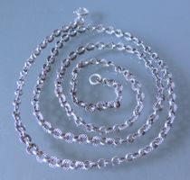 Silber 800 Anker Halskette 64 cm / 4 mm