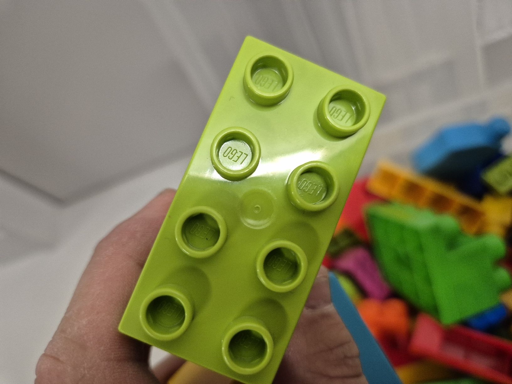 Lego Kit di costruzioni: Lego-Mega Bloks Bausteine Gross, 3 verschieden Grössen – Usato da Altendorf venduto da caj_hry2 5