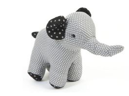 Smallstuff Stofftier Elefant grau weich gestopft 17 x 34 cm