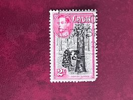 UK - Ceylon Briefmarke / Francobollo Ceylon ( Colonia UK )  