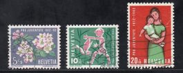 Timbres suisses Pro Juventute 1962