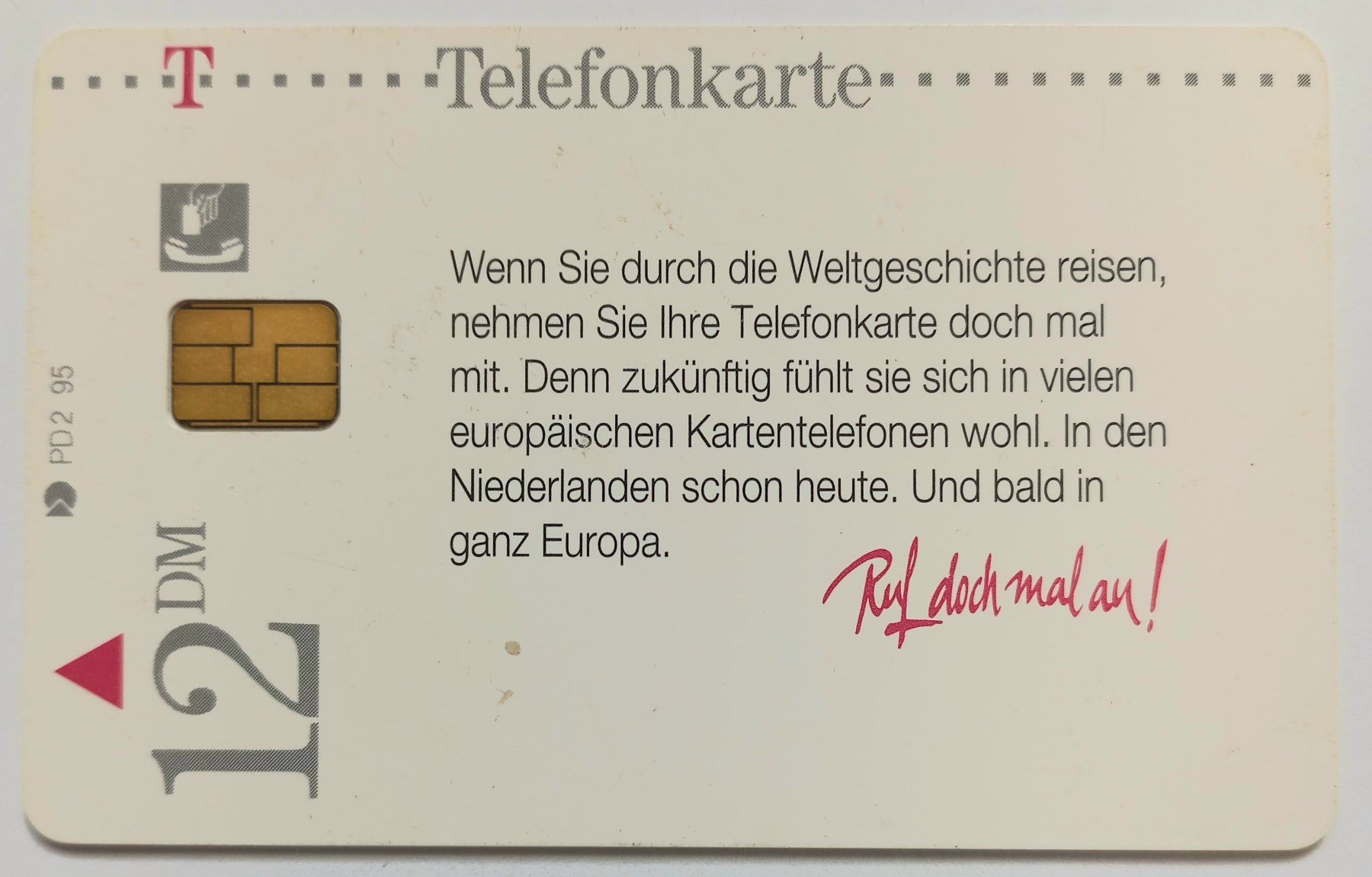 Schede telefoniche: Deutsche Telekom - Reisen 1995 - D – Usato da Niederuzwil venduto da lubimaja 1