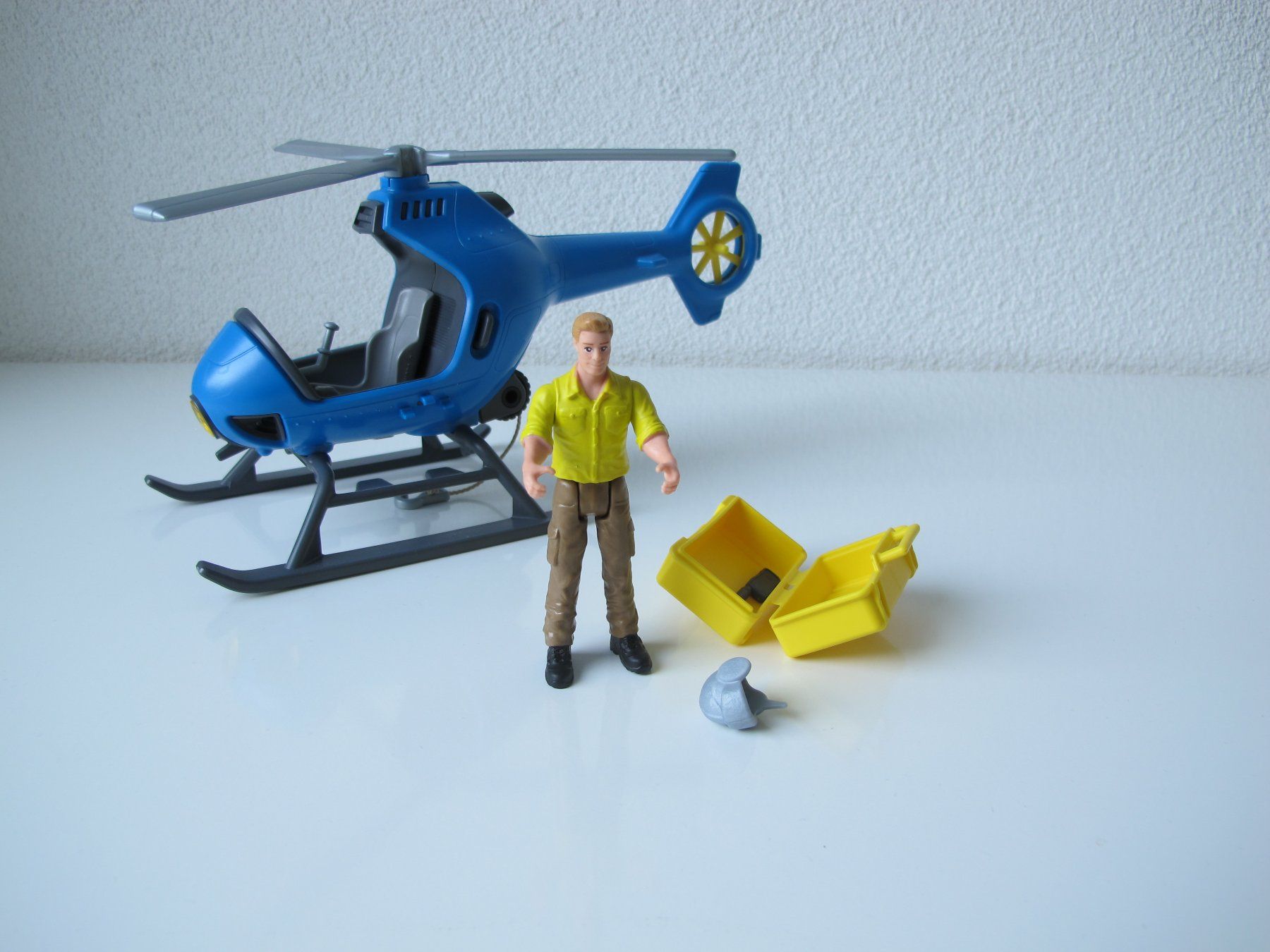 Schleich Giocattoli: Schleich Helikopter Hubschrauber mit Seilwinde – Usato da Vilters venduto da hedi00