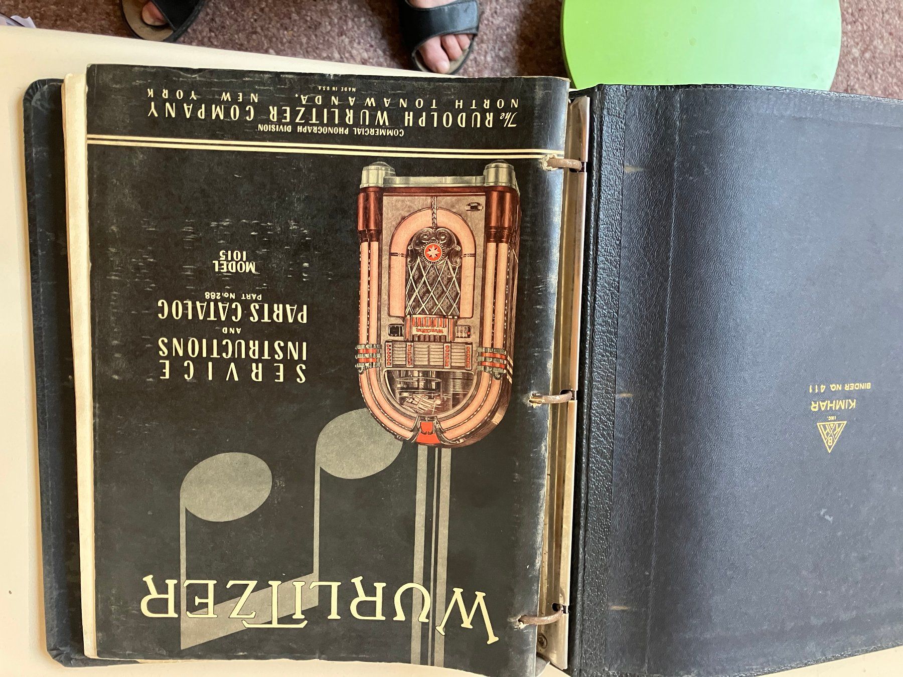 Wurlitzer Jukebox: WURLITZER Model 1015 1948 inkl. Original Servicemanual – Usato da Altstätten SG venduto da bgmx 2
