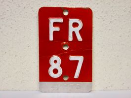 FR 87 VELONUMMER - FAHRRADSCHILD
