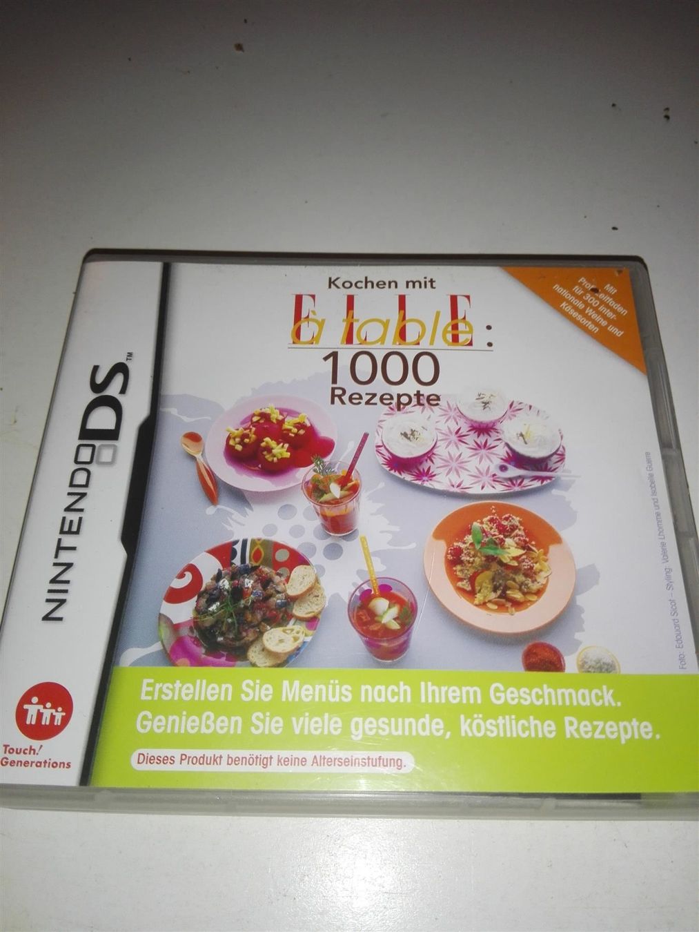 Nintendo Giochi: Kochen mit Elle à table: 1000 Rezepte    (DS) – Usato da St. Gallen venduto da elk2020