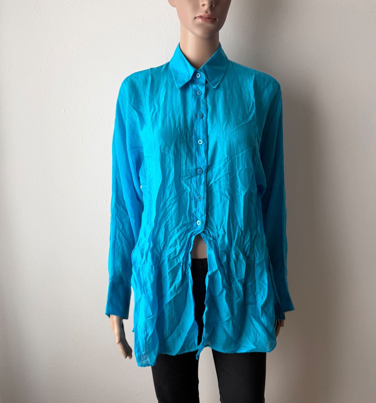 Massimo Dutti Blusen: MASSIMO DUTTI Seidenbluse mit Knotendetail 🩵 – Gebraucht aus Zürich von ClosetQueen 6