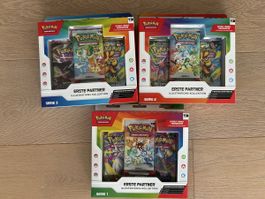 Pokemon Erste Partner Illustration Kollektion DE set 1 2 3
