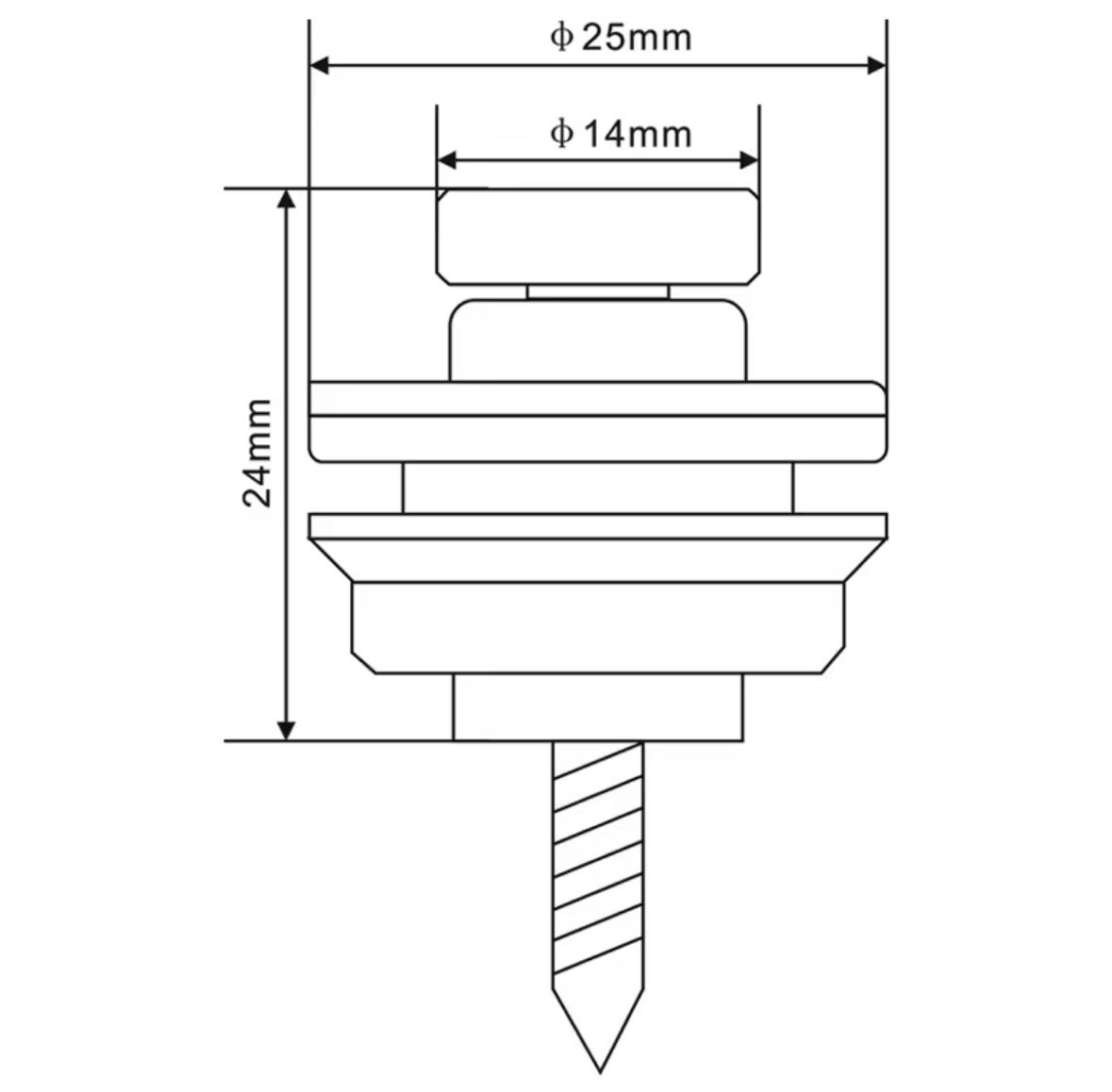 Instruments de musique: Strap Lock Gurtpins Schwarz (2 Stück) – Neuf avec emballage d'origine à Luzern par MusikElektronikShop 2