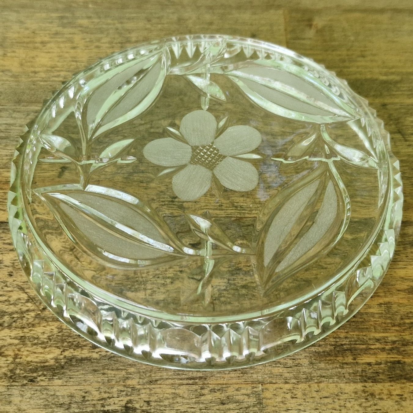 Piatti di portata: Dekorative Blumenmuster Glasplatte – Usato da Merlischachen venduto da Sheavy