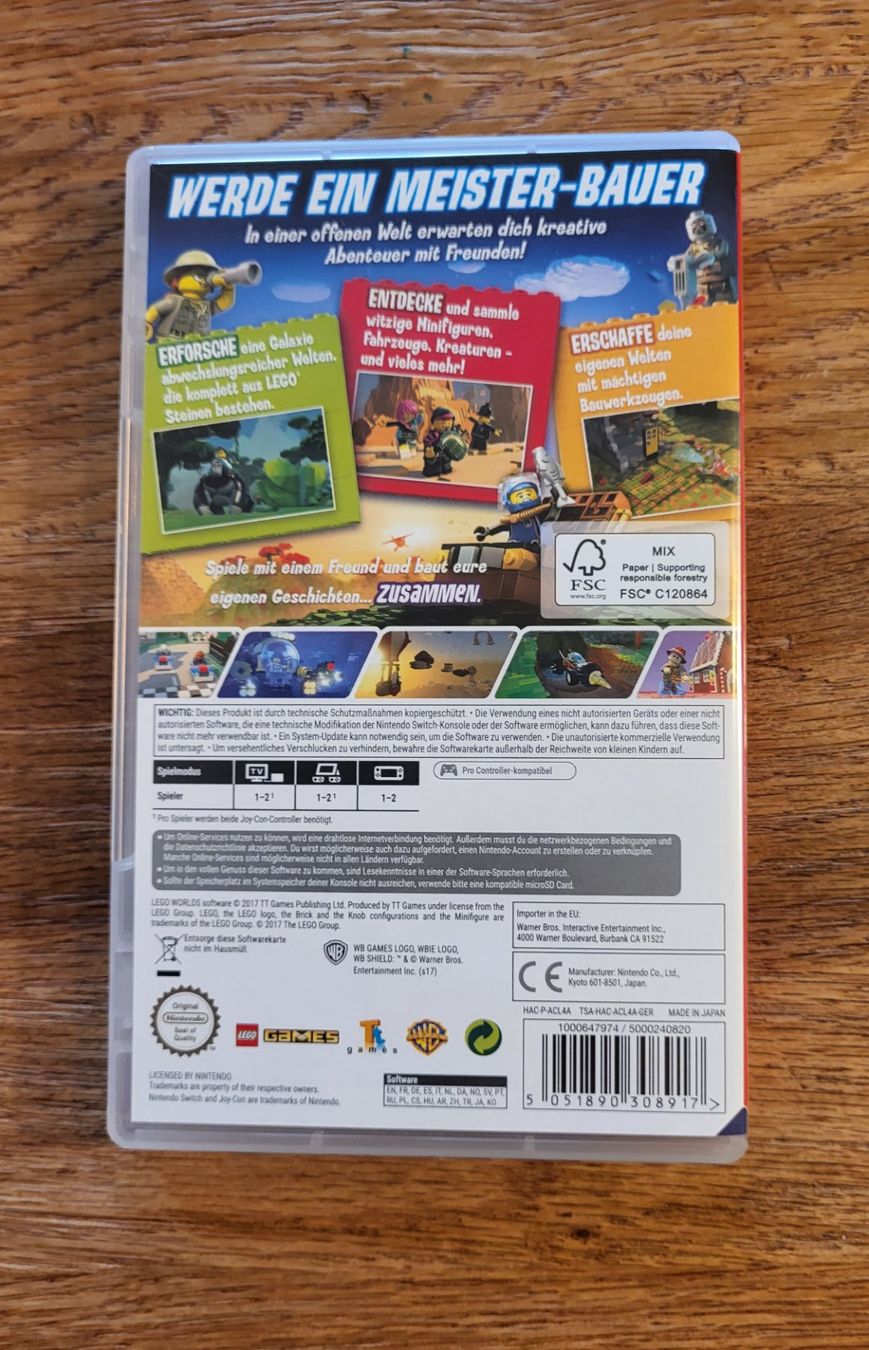 Giochi: Nintendo Switch Lego Worlds – Usato da Zürich venduto da xnanxaosi 1