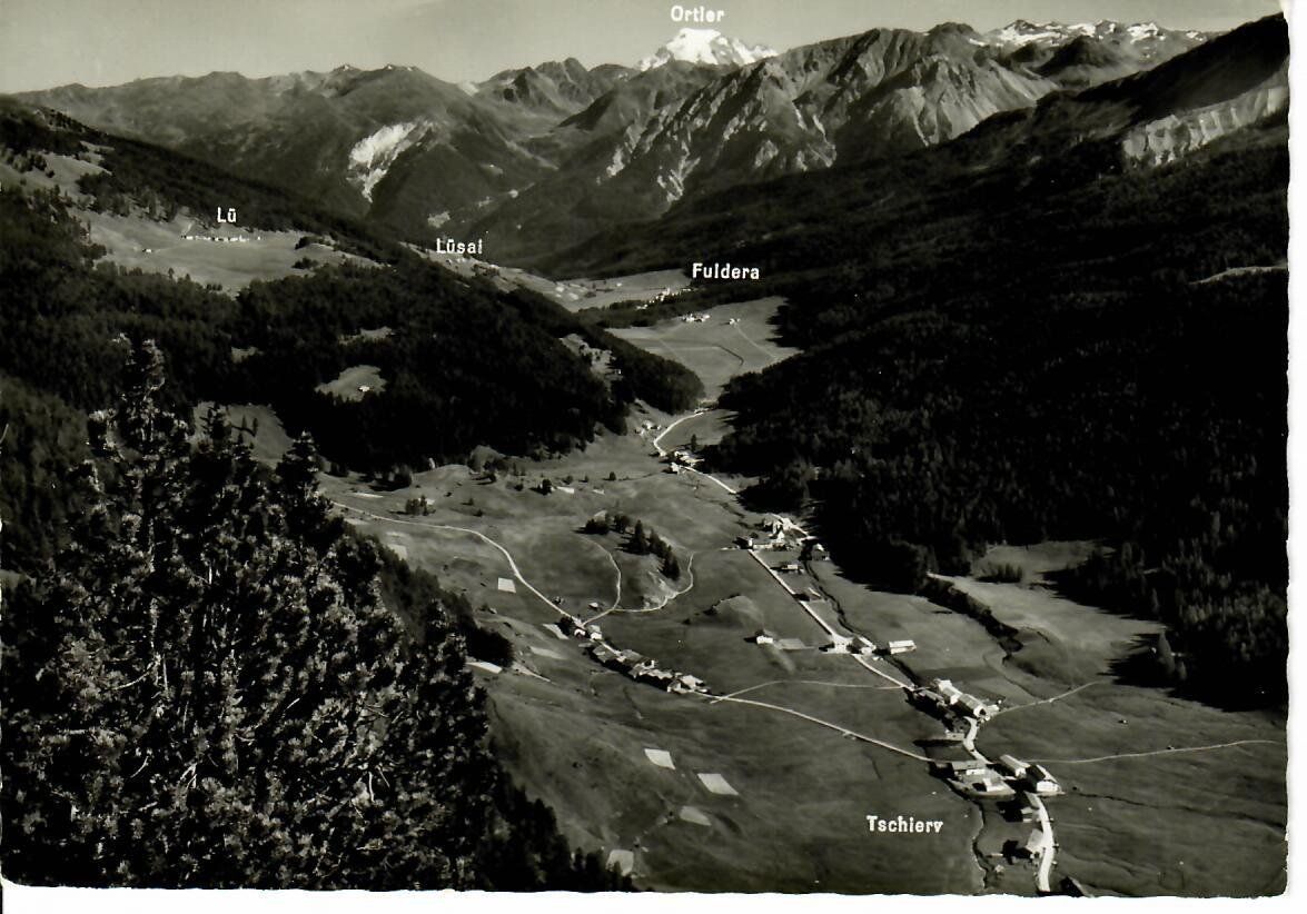 Ansichtskarten: Tschierv – Gebraucht aus Hochdorf von Ziegel-16