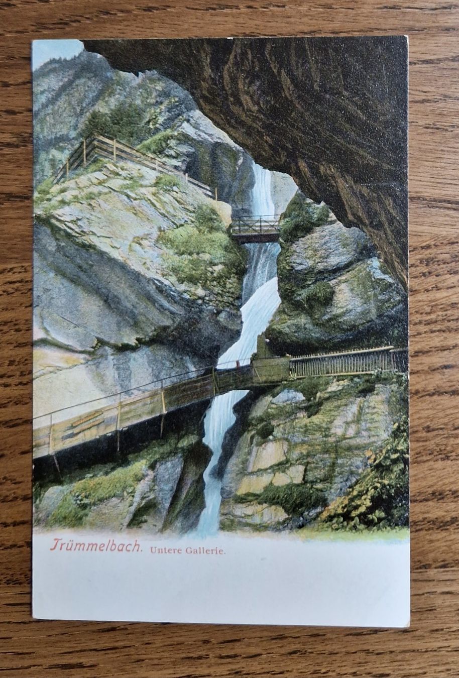 Cartoline postali: Trümmelbach, Untere Gallerie – Usato da Ebikon venduto da Donar50