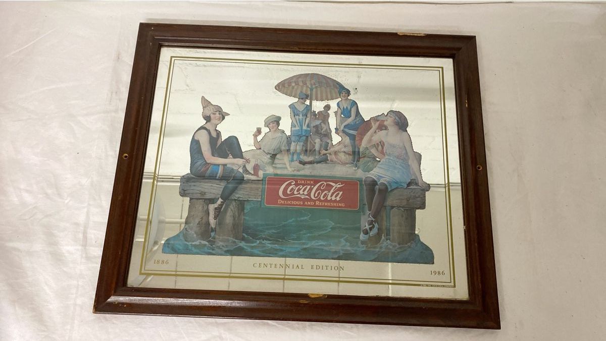 Specchi: Coca-Cola Centennial Edition Spiegel 1986 – Usato da sursee venduto da trilli-tralli 1