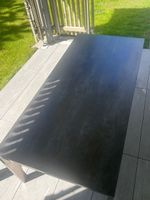 Gartentisch Dark Night, Keramikplatte & Alugestell, 210x95cm