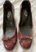 Ballerines cuir verni de Tods