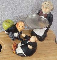 3 Kurlige Vintage Butler's Resin 80er Jahre 