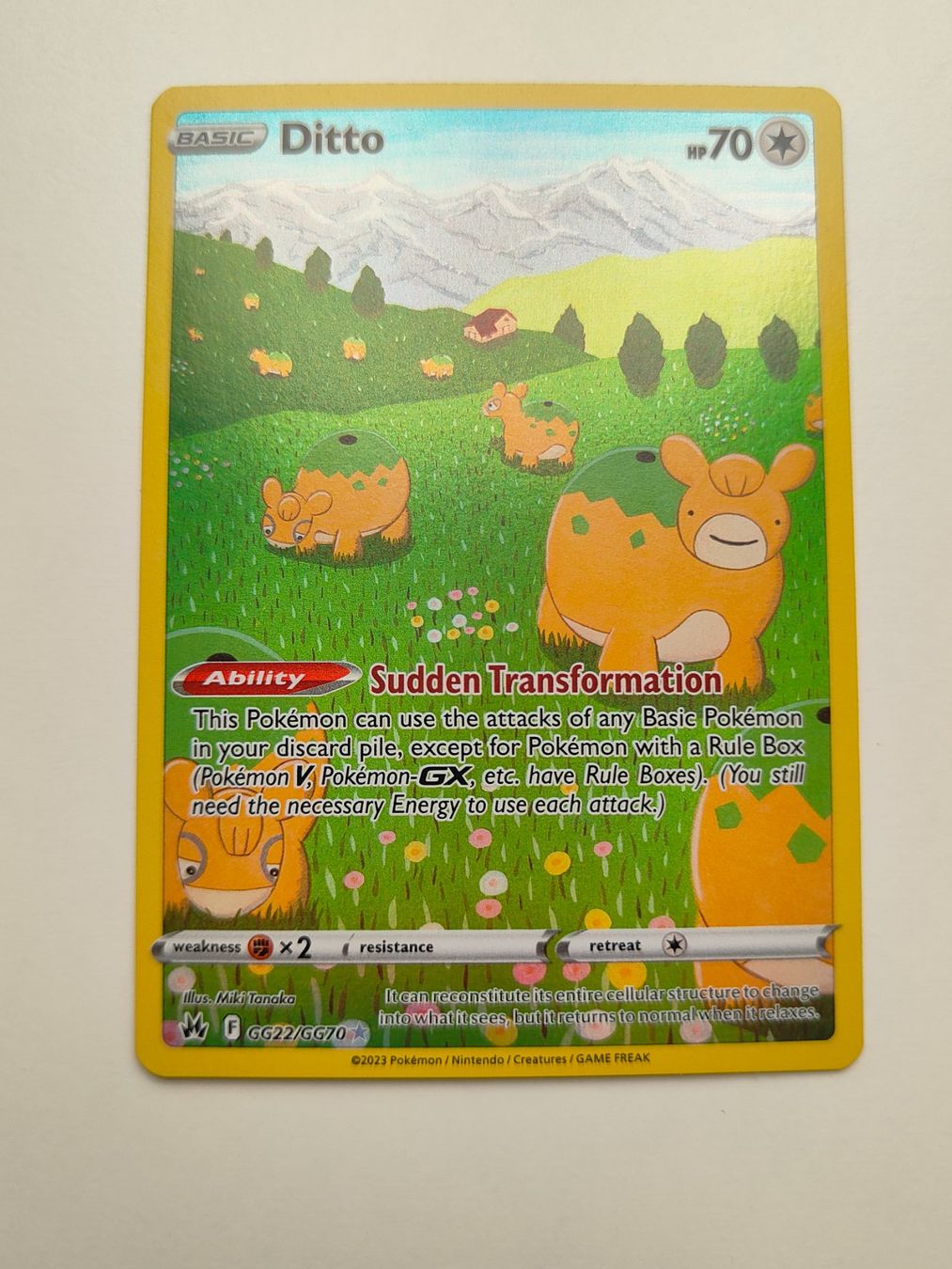 Pokémon Carte collezionabili: Pokemon Ditto Illustration Rare Crown Zenith – Usato da Thalwil venduto da FigurenFreunde