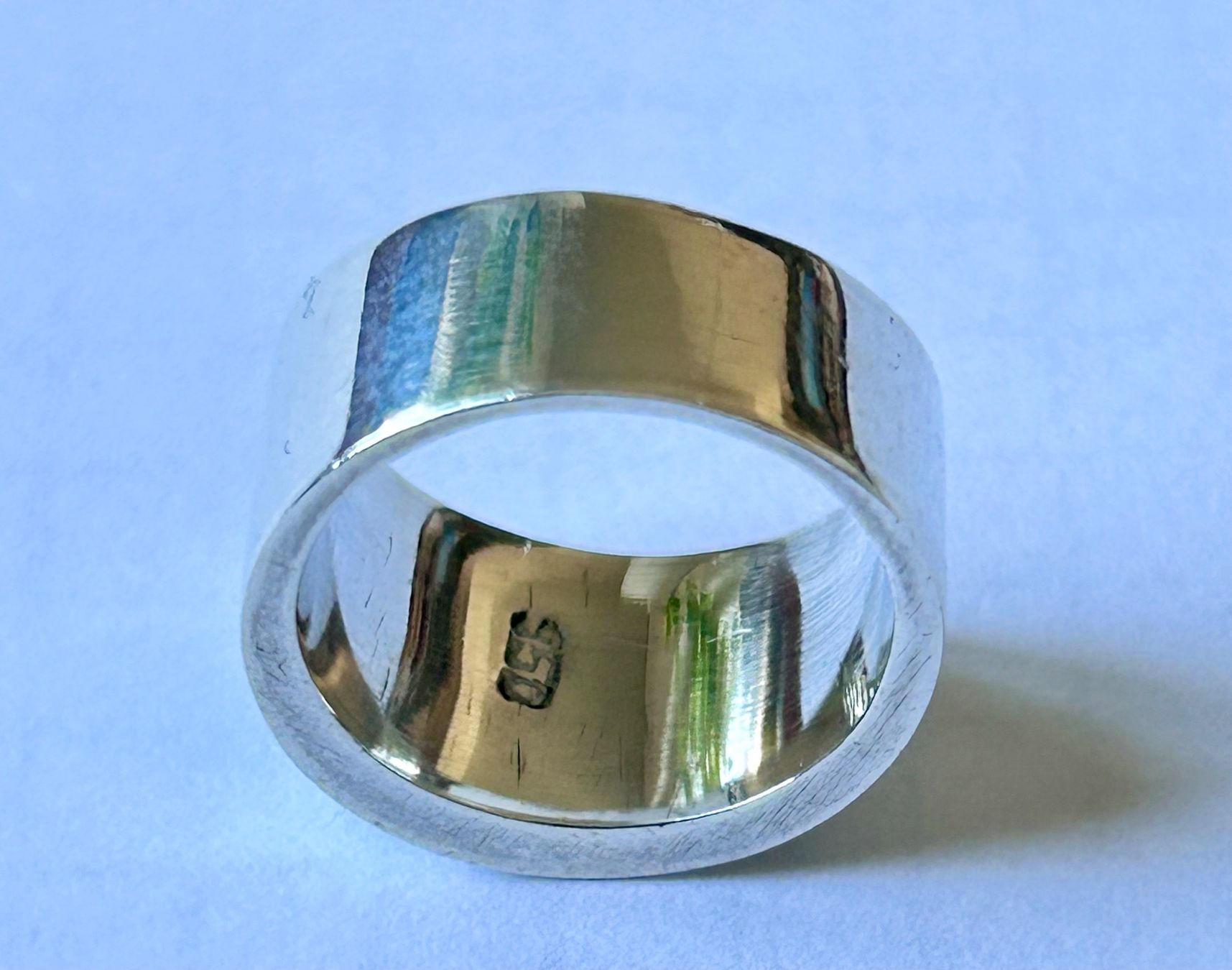 Anelli: Handgefertigte Ringe aus Silber mit Lapislazuli. – Nuovo (secondo la descrizione) da Zürich venduto da rai_n6pg 1