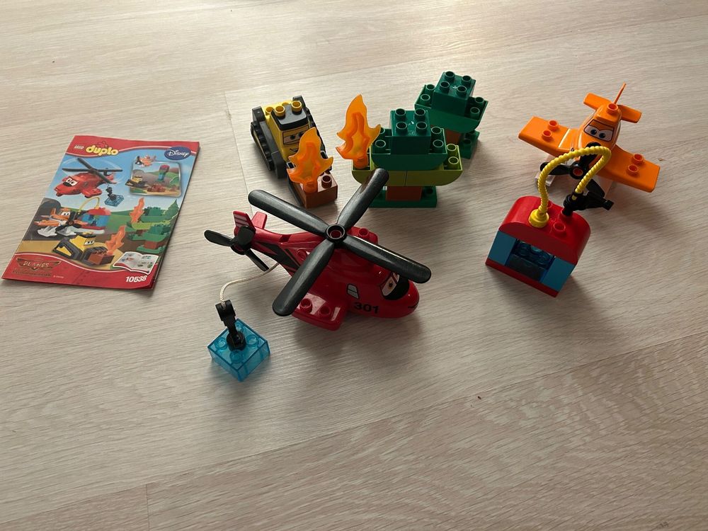 2 komplette Duplo-Sets 10538 & 6132 / Firefighters 7