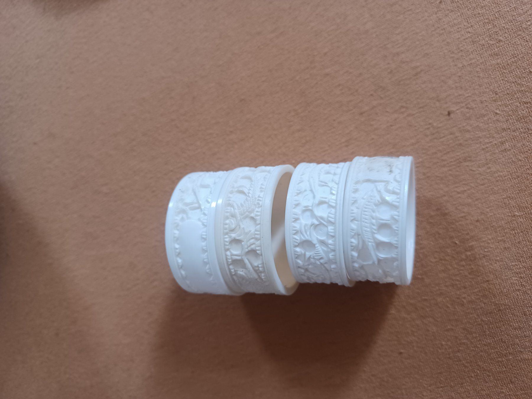 Sonstige Dekorationen & Accessoires: Serviettenringe Bein geschnitzt..Kanton China – Gebraucht aus gais von dun_c2xc 1