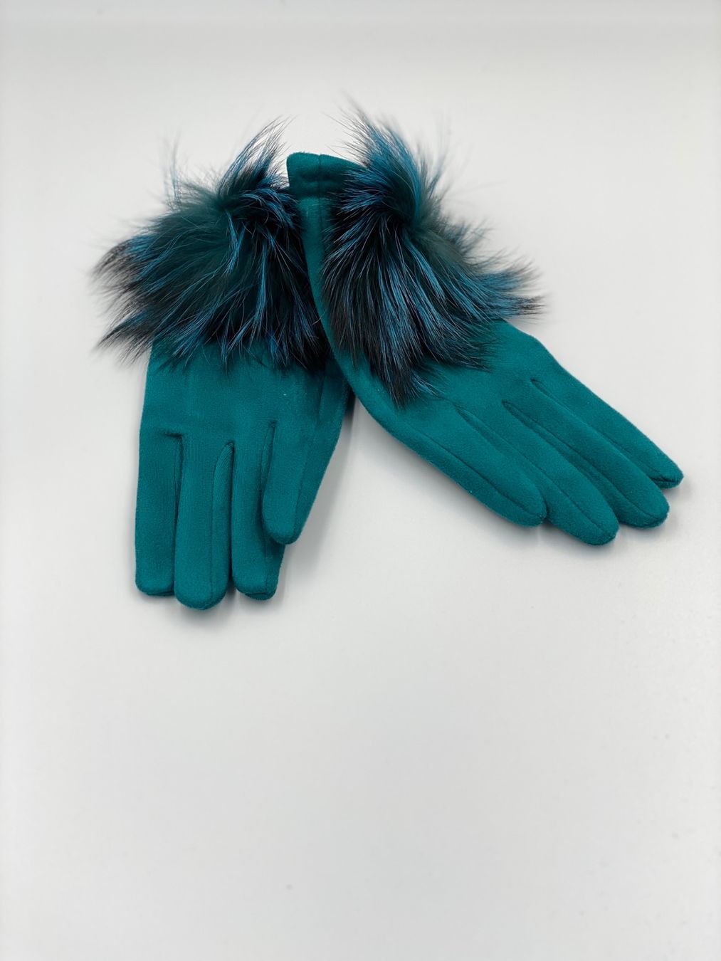 Handschuhe & Handstulpen: Handschuh mit Pompon "Petrol" – Neu und originalverpackt aus Bülach von DuffyFashionAvenue 2