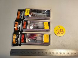 3 Rapala Husky Jerk Wobbler 6cm Neu OVP Forelle Egi