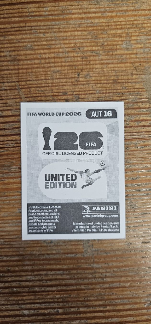 Panini Cartes à collectionner: Fifa World Cup Panini AUT 16 – Neuf avec emballage d'origine à Biel VS par volcom8702 1