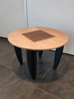 Beistelltisch mit Intarsien - Handmade