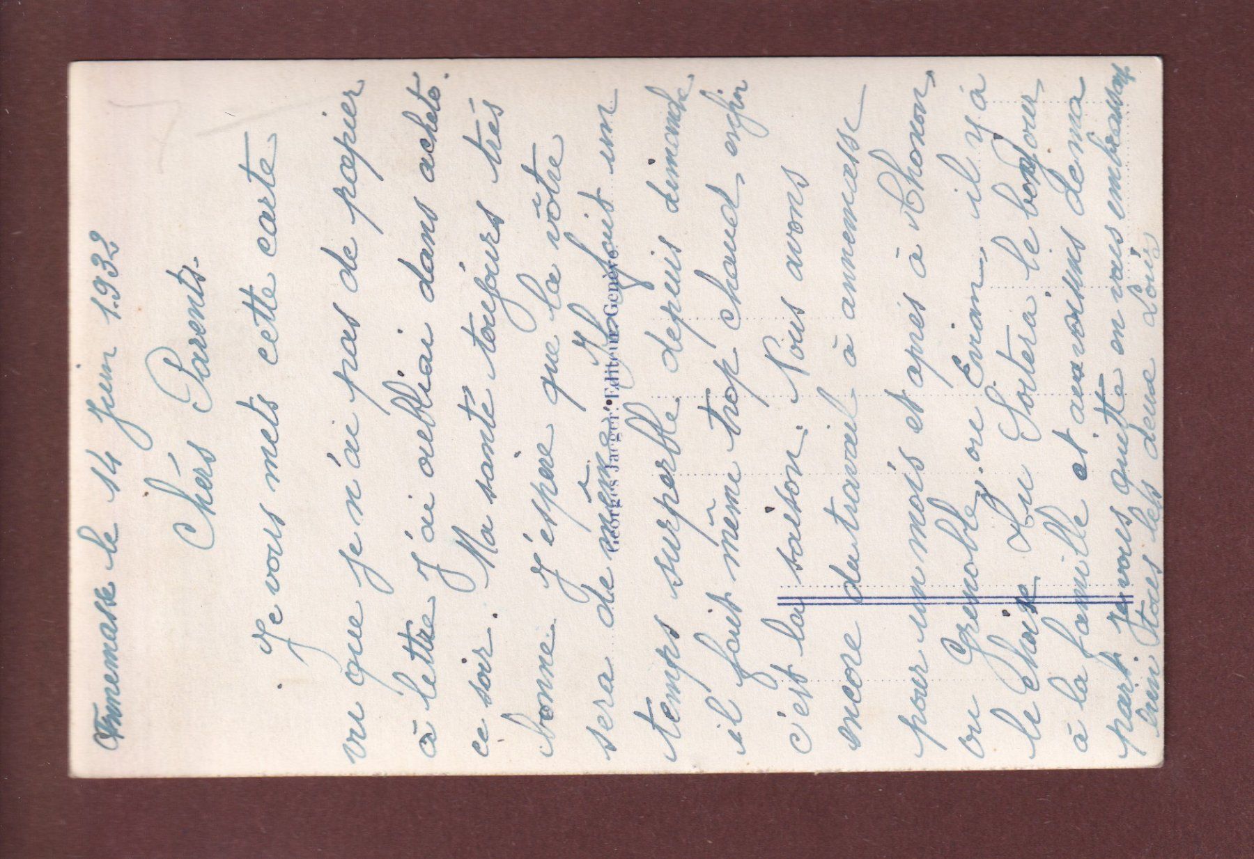 Ansichtskarten: GENEVE - Palais des Nations - 1932 – Gebraucht aus Pully von nicecards 1
