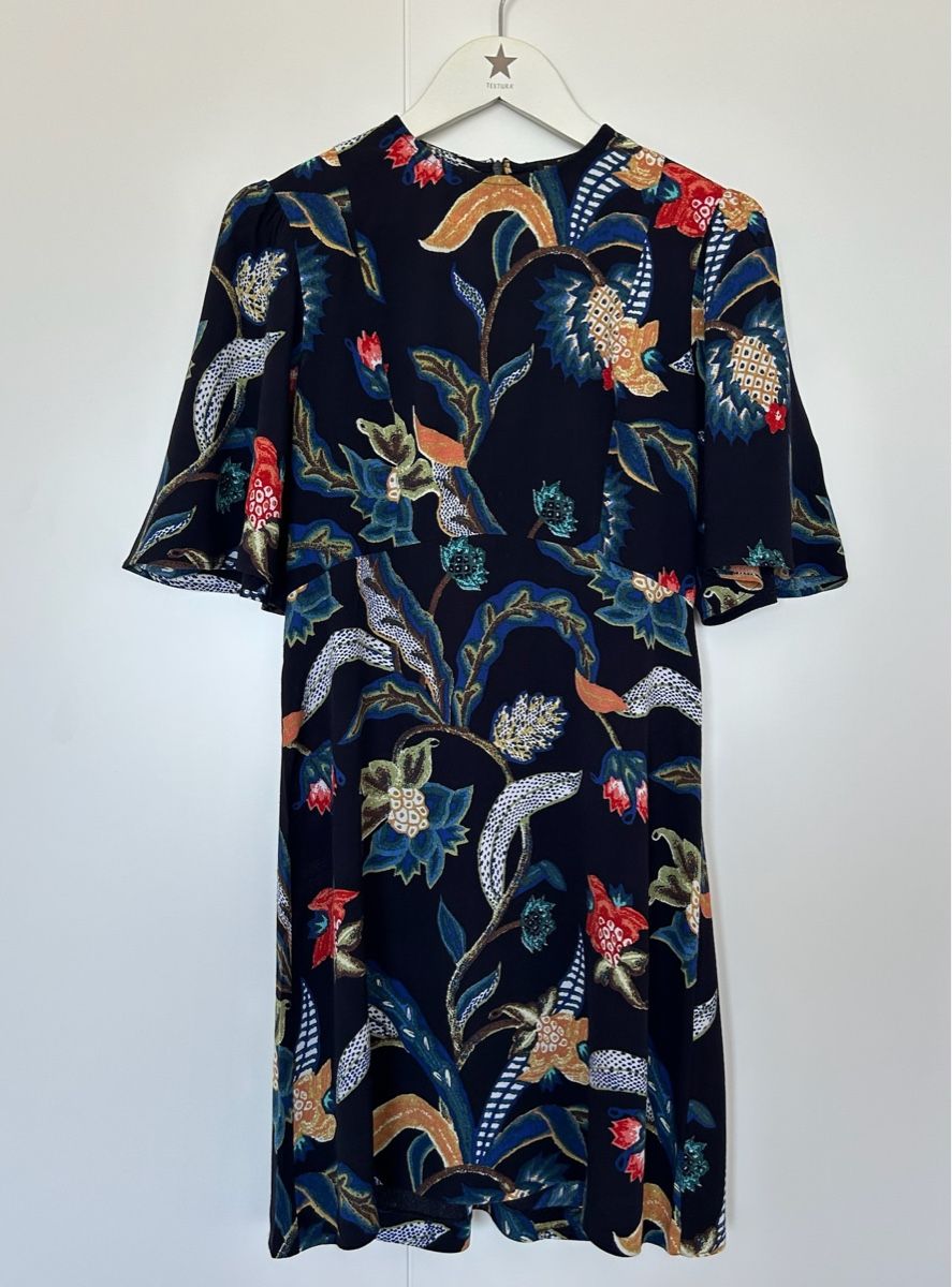 Maje Vestiti: Maje botanical Flutter-Sleeve Mini Dress – Usato da Hermance venduto da Madi_26