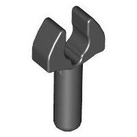 Lego 20x Stange mit Clip (48729) schwarz