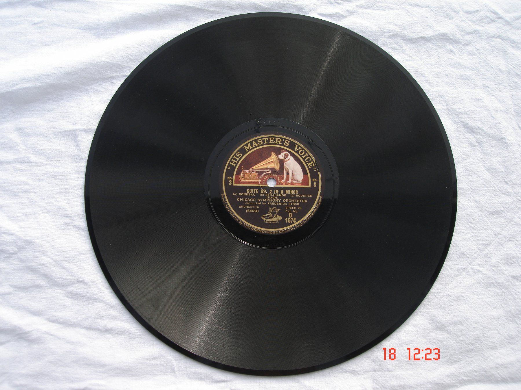 Schallplatten: Schellackplatten J.S.Bach Orchestersuite Nr.2 h-Moll – Gebraucht aus Aeschi SO von abi1951 3