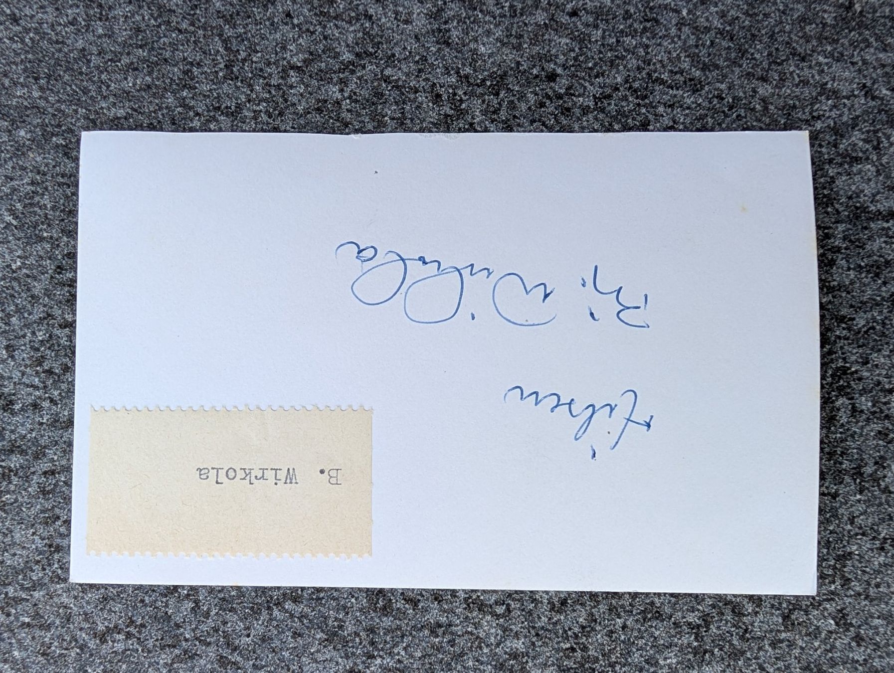 Autografi: Björn, Wirkola, handsigniert – Usato da Buchs ZH venduto da Fussballfredi 1