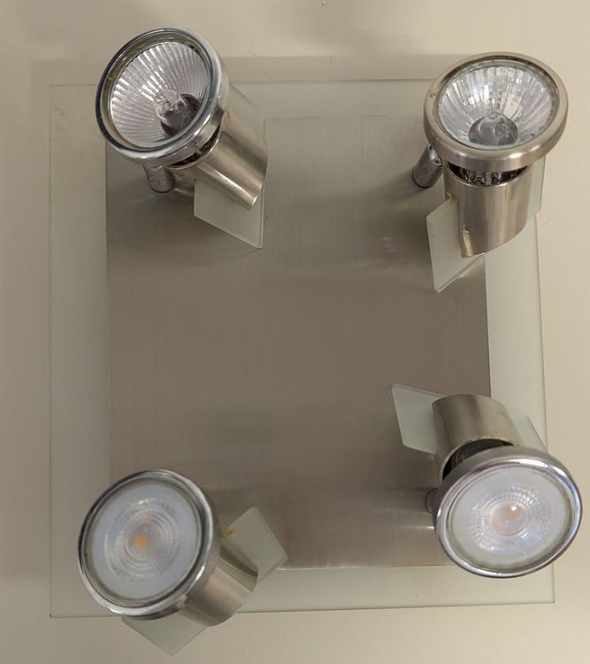 Lampadari & plafoniere: Decken- oder Wandlampe mit vier einstellbaren Leuchten – Usato da Ittigen venduto da stoney63 4