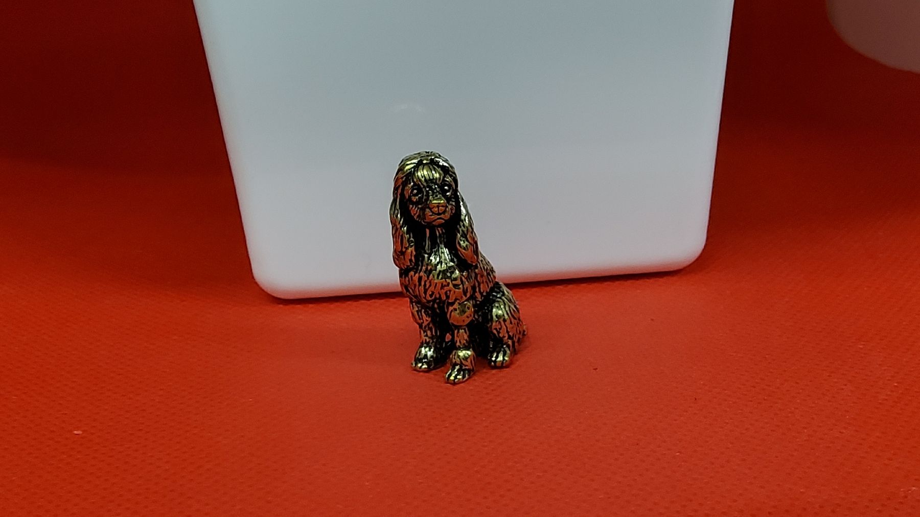 Statuette: Antike Cocker Spaniel Bronze Figur - Sammlerstück! – Nuovo (secondo la descrizione) da Herisau venduto da Nluanalucas