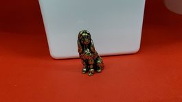 Antike Cocker Spaniel Bronze Figur - Sammlerstück!